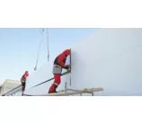 Монтаж легких ограждающий конструкций