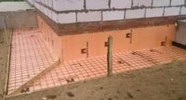 Устройство утепления цоколей